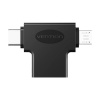 Adaptér OTG USB 3.0 na USB-C a Micro USB Vention CDIB0 6922794737341