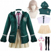 Kostým, maska - Danganronpa anime manga kostým kostýmy mikina parochňa (Cosplay anime danganronpa chiaki nanami + parochňa)