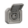 Legrand Plexo IP55 Zásuvka 2P+T, komplet, zapustená montáž, 16A, 230V, Sivá
