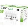 Žiarovka, žiarivka - 6x LED žiarovka E27 13W 1521LM A60 4000K LUMILED (6x LED žiarovka E27 13W 1521LM A60 4000K LUMILED)