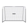 Hudora: RoCo Lite kovová futbalová bránka, 300 cm - sivá