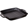 STAUB Grill At Home 33 x 33 cm čierna - liatinová grilovacia panvica