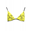 KARL LAGERFELD BEACHWEAR Perfektné Dámske Plavky Vrchný diel Žltá