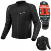 Pánska motocyklová bunda Shima Rush 2.0 Vent čierna veľ. XL