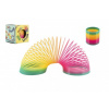 Teddies Špirála/pružina dúhová plast priemer 6,5cm