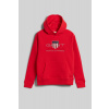 MIKINA GANT ARCHIVE SHIELD HOODIE BRIGHT RED