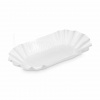Wimex Papierová miska oválna biela 20,5 x 12,5 x 3,5 cm, 250 ks