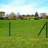 Euro plot, oceľový, 10 x 1,2 m, zelený