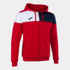 CREW V ZIP-UP HOODIE RED NAVY WHITE 2XS