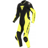 DAINESE DEMON SPRINT PERF 1PC LEATHER SUIT BLACK/YELLOW-FLUO/YELLOW-FLUO - 56