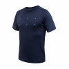 SENSOR MERINO BLEND TYPO pánské triko kr.rukáv deep blue M