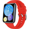 Silikónový remienok FIXED Silicone Strap pre Huawei Watch Fit 2/Fit 2 Classic, červený