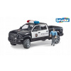 BRUDER 2505 RAM 2500 Polícia s figúrkou