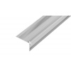 AP44/1 schodová lišta predvŕtaná ACARA, hliník elox striebro, 20x42 mm, 2,5 m, pre hr: 3 mm
