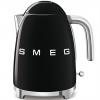 Smeg KLF03BLEU rychlovarná konvice, 1,7 l, (7 šálků), 2400 W, styl 50. let, černá KLF03BLEU