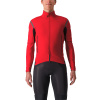 Castelli Perfetto RoS 2 Convertible Jacket, Rich red/ Black reflex Veľkosť: M Pánska vetru a vode odolná bunda s odopínacími rukávmi