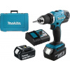 Makita aku vŕtačka 18V 2x3,0Ah 42 Nm DDF453RFE