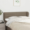 VidaXL Opierka hlavy, taupe, 147x23x78/88 cm, tkanina
