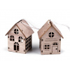 eu Drevený domček na zavesenie hnedý Veľkosť: ks