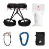 Sedací úväzok Lezecký set Mammut Ophir 4 Slide Climbing Package black|XS-M