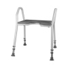 Mobilex 302072 Stolička do sprchy s opierkami a mäkkým sedadlom 46cm, nosnosť 150 kg
