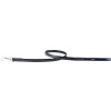 COLLAR Kožené vodítko lesklé Brilliance, 122cm/18mm, čierna