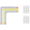 Paulmann 71113 MaxLED 500 rohový konektor 90 ° (d x š x v) 30 x 10 x 2.3 mm; 71113