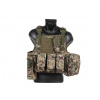 Imperator Tactical Taktická vojenská vesta KINGRIN M4 600D - Digital Woodland