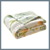 Mäkká priedušná letná prikrývka 203x229cm - Žlté kvety PW68406-16