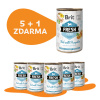 5 + 1 ZADARMO Konzerva BRIT Fresh Fish with Pumpkin 400g