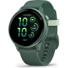 Garmin vívoactive 6 Metallic Jasper Green s remienkom Jasper Gree