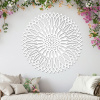 drevo zivota Drevená mandala na stenu DÔVERY Farebný vzor: Biela, Rozmery (cm): 40x40