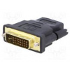 Adaptér DVI-I (24+5) vidlice,HDMI zásuvka černá