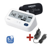 OMRON M3 Comfort AFib tonometer + napájací zdroj, úradne certifikovaný ( SET)
