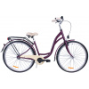 Fuzlu Mestský bicykel City S-1 fialová 28
