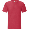 Fruit of the Loom Tričko Iconic 150 T, krátký rukáv, pánské COT161430v7303-heather red L Melír červená