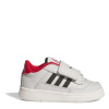 adidas Rapid Court Low Trainers Infants Grey/Blk/Red C5 (21)