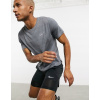 Tréningové tričko s krátkym rukávom Nike Running XL Gray (Nike Running Gray zaznamenaný T -shirt (XL))