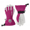 Rukavice HESTRA Army Leather Heli Ski Jr - pink Veľkosť: Jr 5
