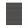 Plisovaná roleta černá 90x150 cm Šířka látky 89,4 cm Polyester Černý 4015141