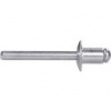 Extol Premium 8813872 nity trhacie hliníkové sada 250ks, O 6,4x8mm plochá hlava