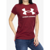 Tričko s potlačou dámske Under Armour Live Sportstyle Graphic SSC - cardinal/white