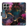 Flip pouzdro iSaprio - Xiaomi 14T Pro - Dark Marble s kapsičkami na karty (Flipové knížkové pouzdro, obal, kryt iSaprio s přihrádkami na karty a motivem)