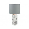 RABALUX Stolová lampa Ginger 6029 biela/strieborná