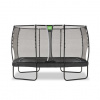 EXIT TOYS Exit Allure Premium trampolína s ochrannou sieťou priemer 214x366cm, čierna farba, NOVINKA