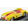 Art-model Ferrari 290mm 3.5l V12 Spider Team Equipe Nationale Belge N 11 24h Le Mans 1957 J.swaters - A.de Cagny 1:43 Yellow Red