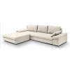 Rohová sedačka Bono, svetlo béžová látka
