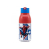 STOR Plastová fľaša s výsuvnou slamkou SPIDERMAN, 420ml, 74735