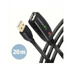 AXAGON ADR-220, USB 2.0 A-M - A-F aktívny predlžovací / repeater kábel, 20m (ADR-220)