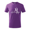EKG volejbalisti muži - Tričko detské bavlnené - 104-110cm / 3-4 roky ( Fialová )